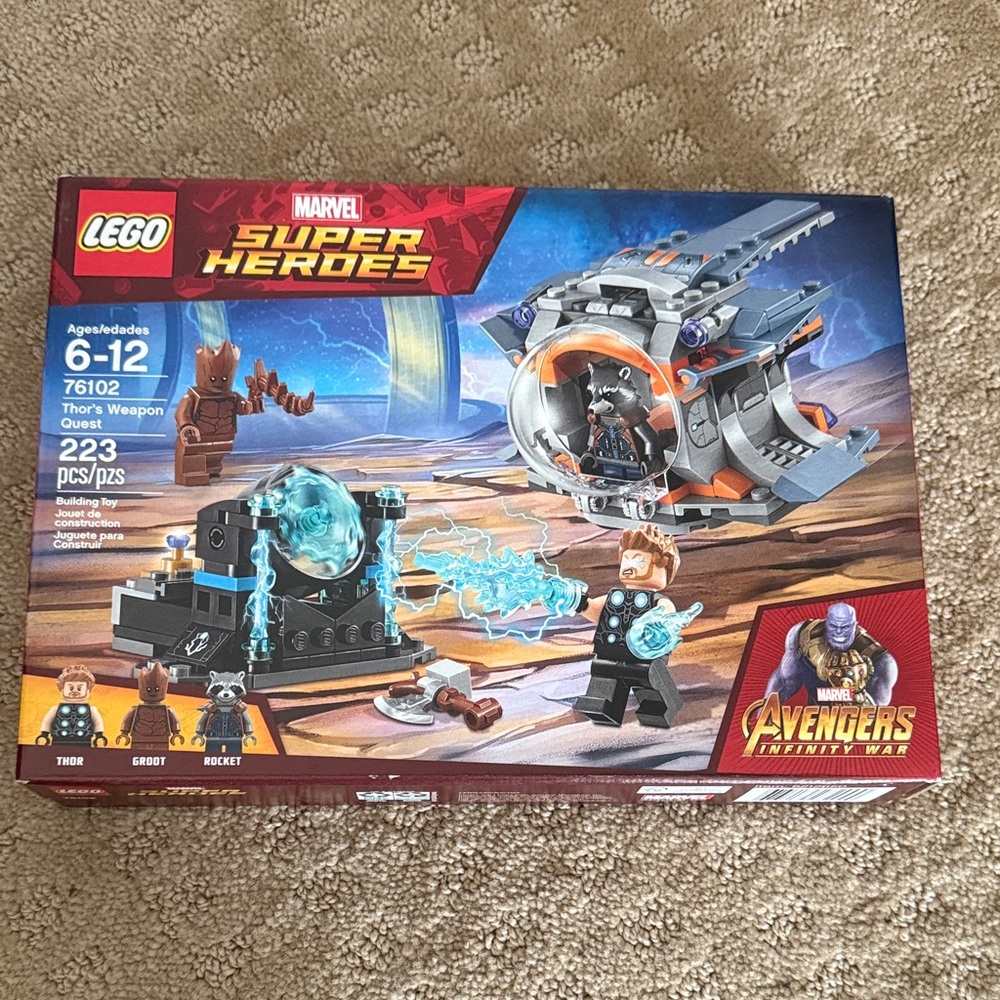 LEGO Marvel Super Heroes Thor's Weapon Quest Set - Blue, Orange, Black